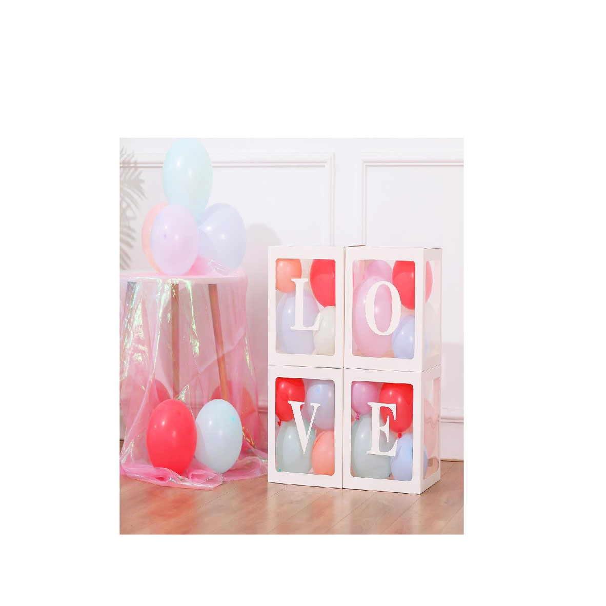 Caja para globos frase LOVE