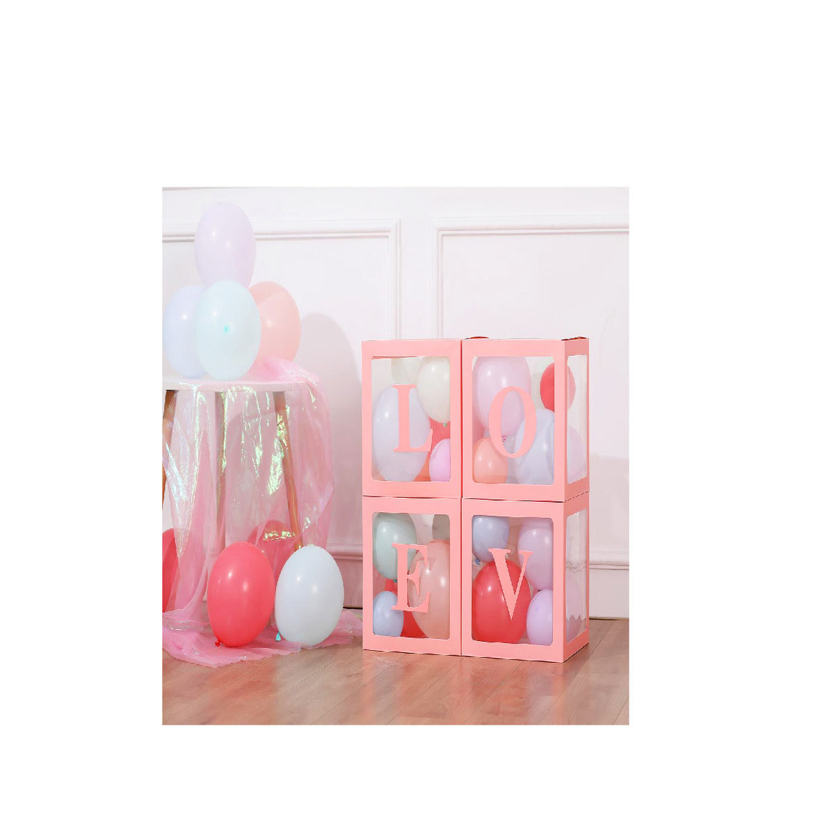 Caja para globos frase LOVE