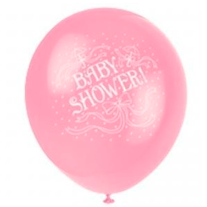 globo -baby shower -rosado (25 unds.)