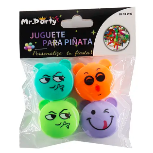 Juguetes para piñata 4pcs