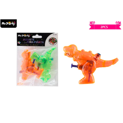 Juguetes para piñata pistola de dinosaurio 2pcs