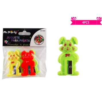 Juguetes para piñata sacapuntas de conejo 4pcs