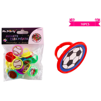 Juguetes para piñata anillo 16pcs