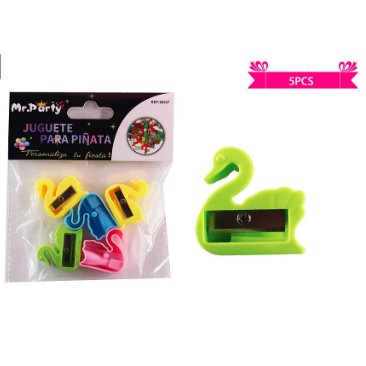 Juguetes para piñata sacapuntas de cisne 5pcs