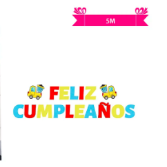 Guirnaldas feliz cumpleaños