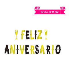 Guirnaldas 5m feliz aniversario