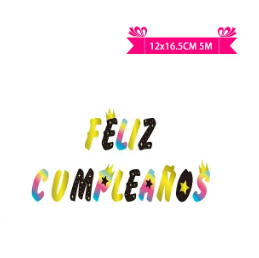 Guirnaldas 5m feliz cumpleaños