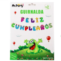 Guirnaldas 5m 15pcs Mike Wazowski