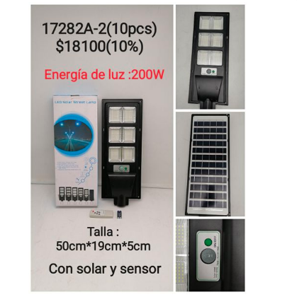 farola solar 200w