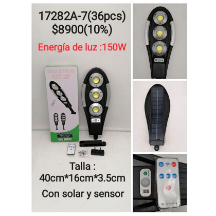 farola baojian 3 focos 150w