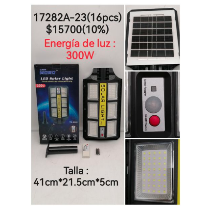 lampara solar 300w